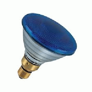 FOCO REFLECTOR HALOG.150W AZUL PAR 38 VICA